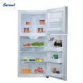 No Frost 21 Cuft Stainless Steel Double Door Top Freezer Refrigerator